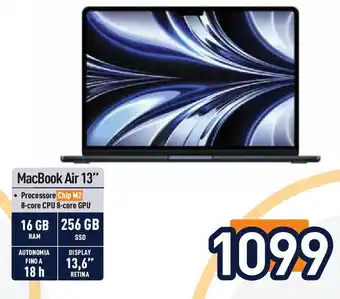 Unieuro MacBook Air 13 offerta