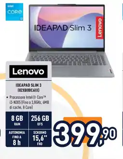 Unieuro Lenovo IDEAPAD SLIM 3 (82XB00C6IX) offerta