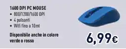 Unieuro 1600 DPI PC MOUSE offerta