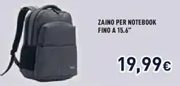 Unieuro ZAINO PER NOTEBOOK FINO A 15.6" offerta