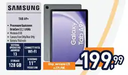 Unieuro SAMSUNG TAB A9+ offerta