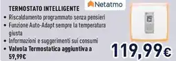 Unieuro Netatmo termostato intelligente offerta