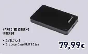 Unieuro Hard disk esterno intenso offerta