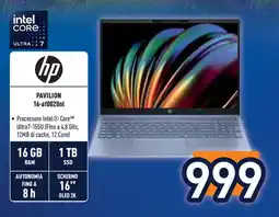 Unieuro hp PAVILION 16-af0020nl offerta