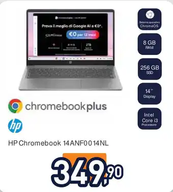 Unieuro HP Chromebook 14ANF0014 NL offerta