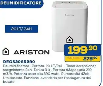 Euronics ARISTON DEOS20SR290 offerta