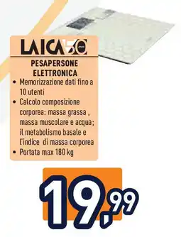 Unieuro Laica pesapersone elettronica offerta