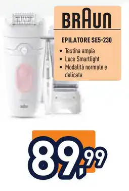 Unieuro BRAUN EPILATORE SE5-230 offerta