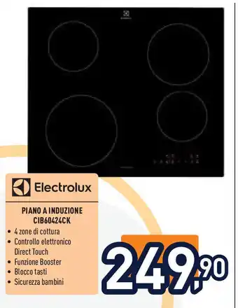 Unieuro Electrolux PIANO A INDUZIONE CIB60424CK offerta