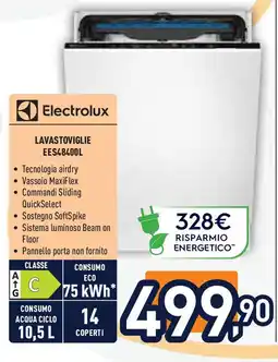 Unieuro Electrolux LAVASTOVIGLIE EES48400L offerta