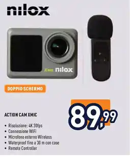 Unieuro Nilox action cam xmic offerta