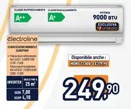 Unieuro Electroline CLIMATIZZATORE MONOSPLIT ELNKIT94MF offerta