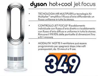 Unieuro dyson hot+cool jet focus offerta