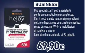 Unieuro helpy BUSINESS offerta