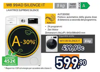 Unieuro Whirlpool W8 99AD SILENCE IT offerta