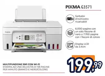 Unieuro Canon PIXMA G3571 offerta