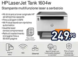 Unieuro HP LaserJet Tank 1604w offerta