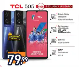 Unieuro TCL 505 offerta