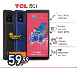 Unieuro TCL 501 offerta