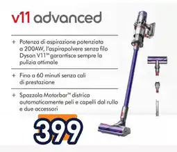 Unieuro dyson v11 advanced offerta