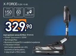 Unieuro Rowenta X-FORCE FLEX 13.60 Aspirapolvere senza fili Mod. RH9A46 offerta