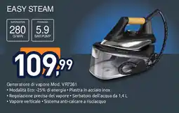 Unieuro Rowenta EASY STEAM Generatore di vapore Mod. VR7361 offerta