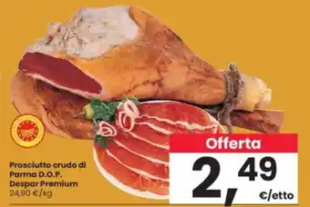 Interspar Prosciutto crudo di Parma D.O.P. Despar Premium offerta