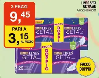 Caddy's LINES SETA Ultra ali offerta