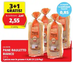 ALDI La cesta pane bauletto bianco offerta