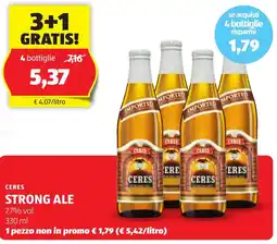 ALDI Ceres strong ale offerta