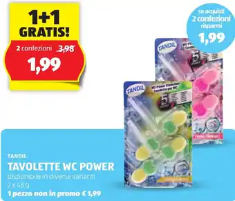 ALDI Tandil tavolette wc power offerta