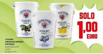 Panorama Yogurt cremoso intero VIPITENO offerta