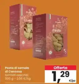 Interspar Pasta di semola di Canossa formati assortiti offerta