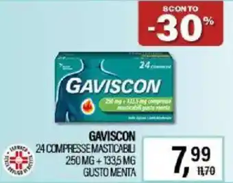 Caddy's Gaviscon 24 compresse masticabili offerta