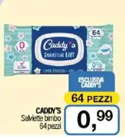 Caddy's CADDY'S Salviette bimbo 64 pezzi offerta