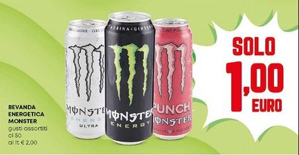 Panorama Bevanda energetica MONSTER offerta