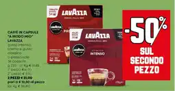 Panorama Caffè in capsule "a modo mio" LAVAZZA offerta