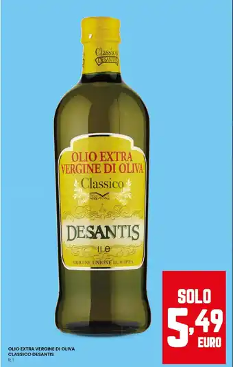 Panorama Olio extra vergine di oliva classico DESANTIS offerta