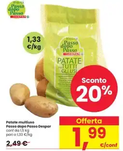 Interspar Patate multiuso Passo dopo Passo Despar offerta