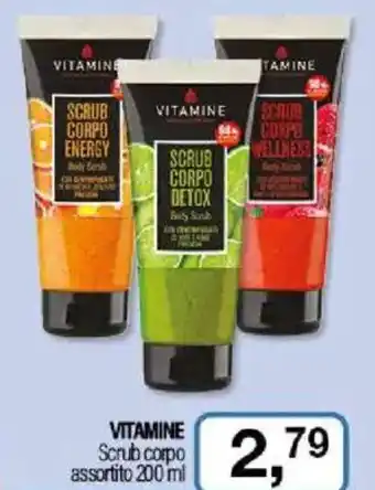 Caddy's VITAMINE Scrub corpo assortito offerta