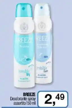 Caddy's BREEZE Deodorante spray assortito offerta