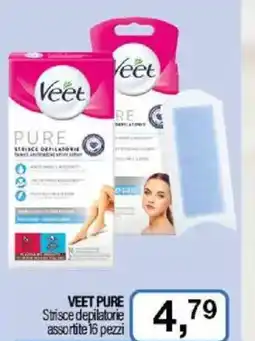 Caddy's VEET PURE Strisce depilatorie assortite 16 pezzi offerta