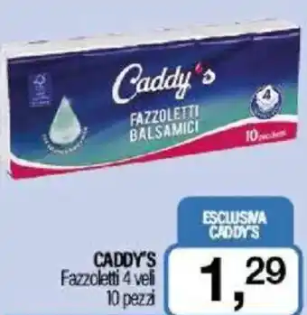 Caddy's CADDY'S Fazzoletti 4 veli 10 pezzi offerta