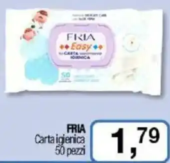 Caddy's FRIA Carta igienica 50 pezzi offerta