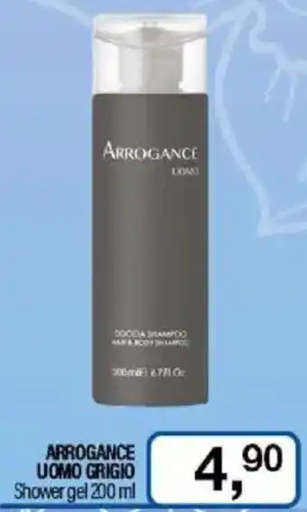 Caddy's ARROGANCE UOMO GRIGIO Shower gel offerta