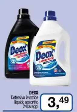 Caddy's DEOX Detersivo lavatrice liquido assortito offerta