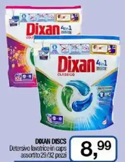 Caddy's DIXAN DISCS Detersivo lavatrice in caps assortito offerta