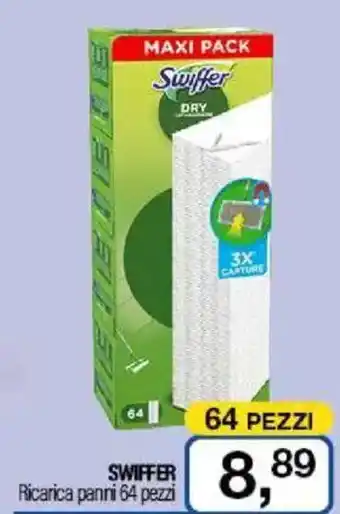 Caddy's SWIFFER Ricarica panni 64 pezzi offerta