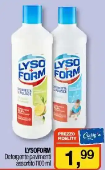 Caddy's LYSOFORM Detergente pavimenti assortito offerta