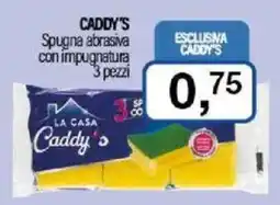 Caddy's CADDY'S Spugna abrasiva con impugnatura 3 pezzi offerta